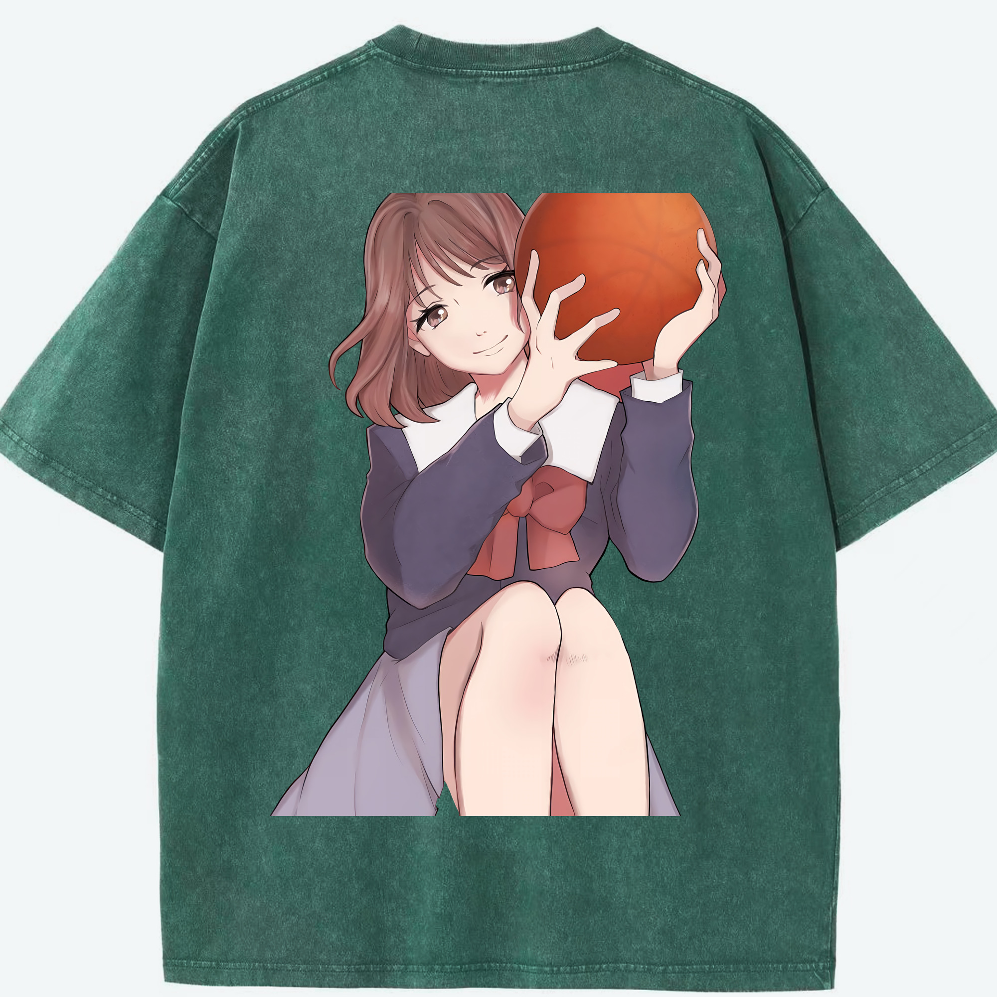 （画像用） SLAM DUNK／スラムダンク 綿100% ヴィンテージ風 半袖Tシャツ（背面プリント）